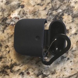 New Apple Airpods Protective Silicon Case 
W/Hook